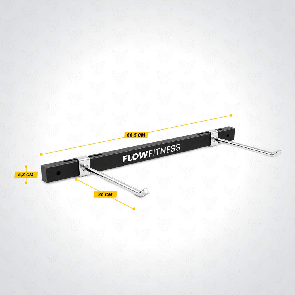 Flow Fitness Wall Rack for Fitness Mats - Storage Rack - Wall Mounting