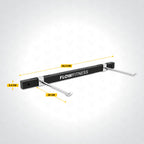 Flow Fitness Wall Rack for Fitness Mats - Storage Rack - Wall Mounting