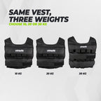 VirtuFit Adjustable Weight Vest Pro - 30 kg