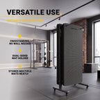 Flow Fitness Opbergrek voor Fitnessmatten - Zwart 