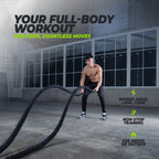 VirtuFit Battle Rope - Fitness Rope Pro - 9 m