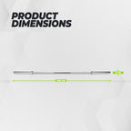 VirtuFit Olympische Halterstang - 50 mm - 220 cm