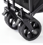VirtuFit FW100 Foldable Trolley - 150 kg Load Capacity - Incl. Cover – Black