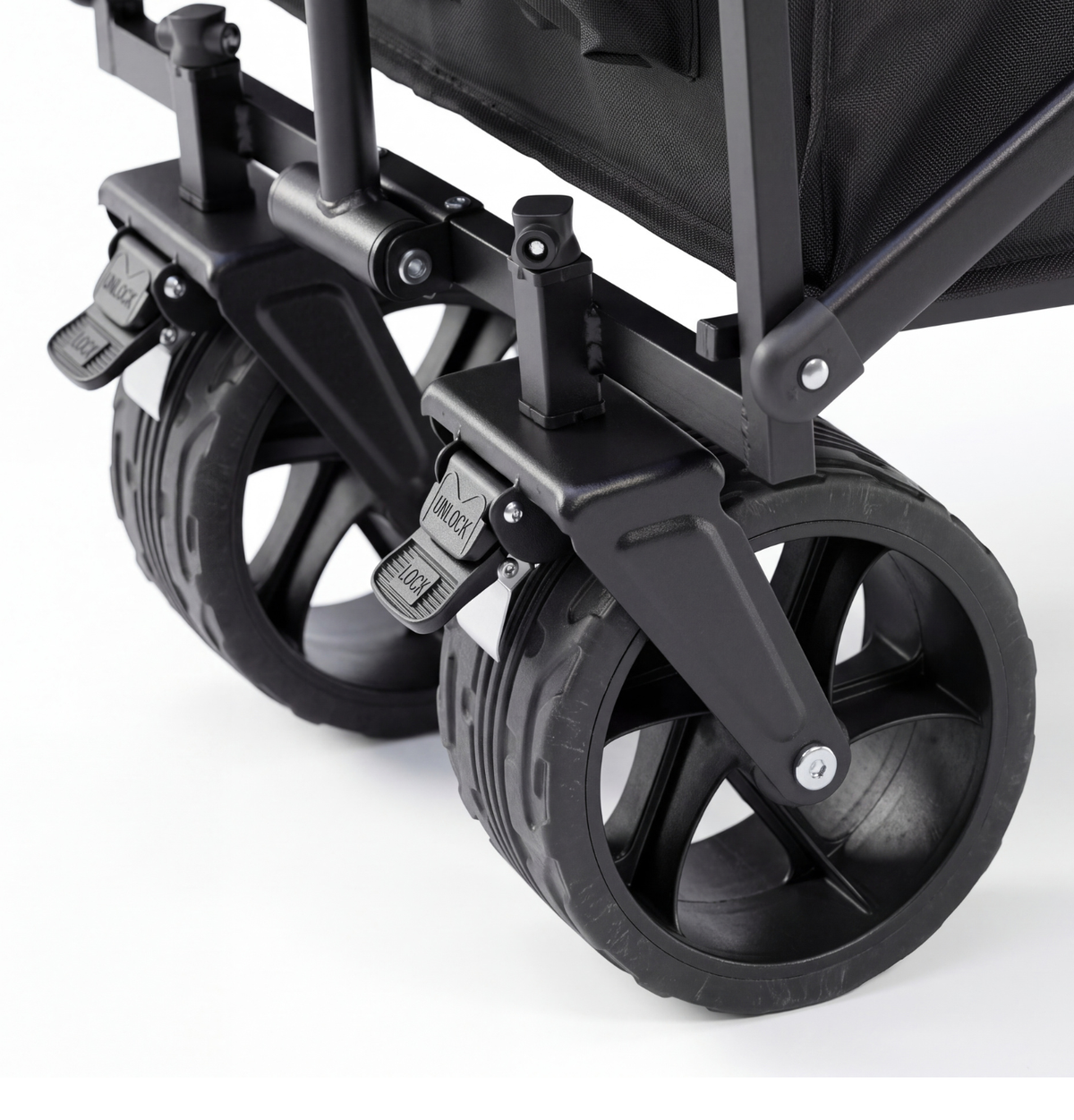VirtuFit FW100 Foldable Trolley - 150 kg Load Capacity - Incl. Cover – Black