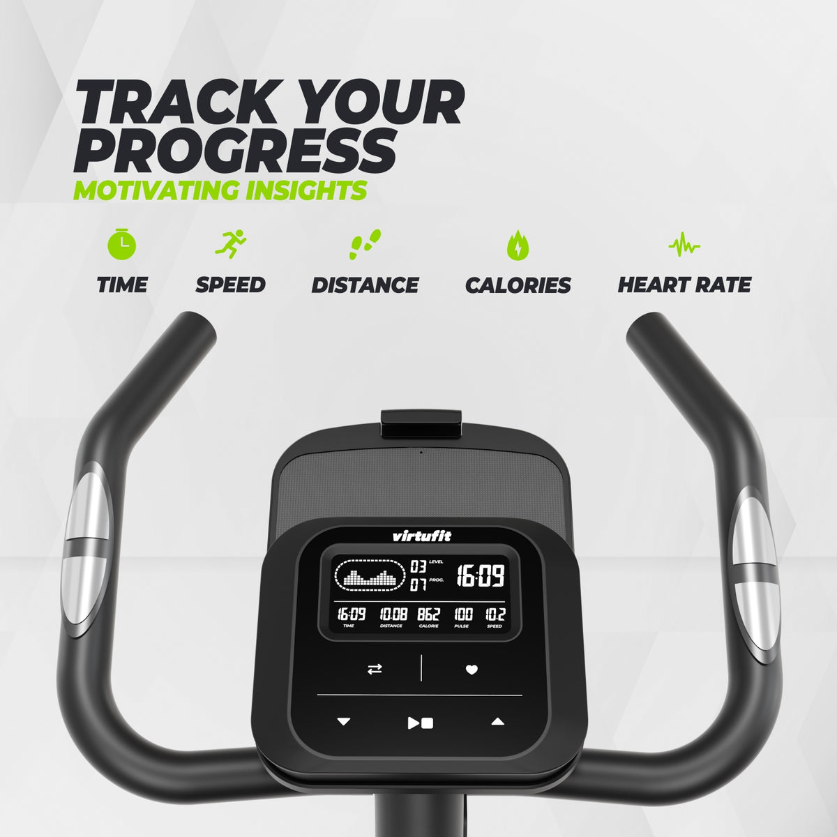 VirtuFit HTR150 Hometrainer - Voor lange gebruikers