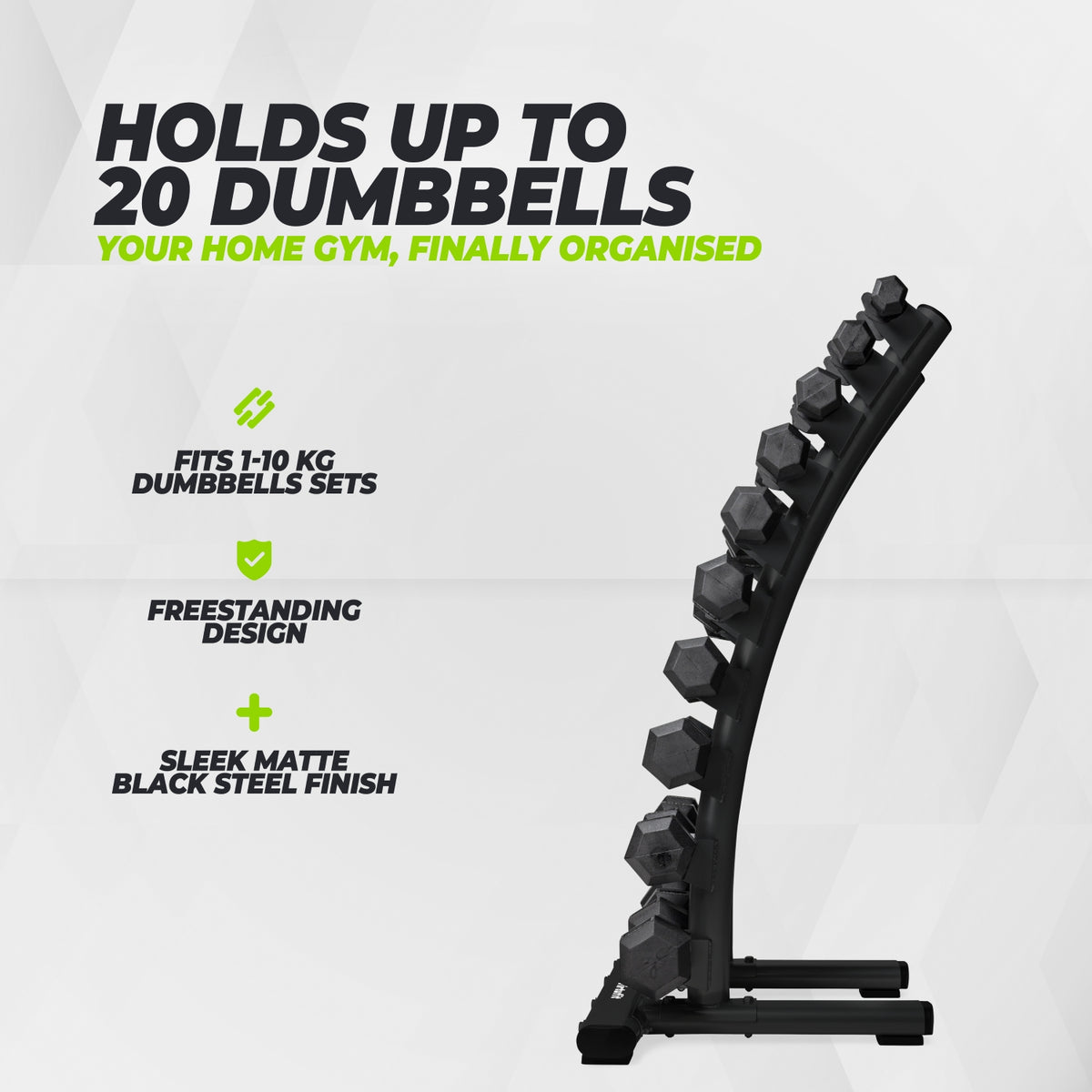 VirtuFit Dumbbell Rack Standing Deluxe