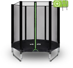 VirtuFit Trampoline with Safety Net - Black - 183 cm