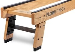 Flow Fitness W9i Oak Elevation Kit - Rowing Machine Elevation Kit