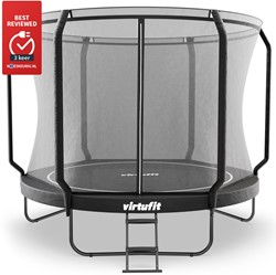 VirtuFit Premium Trampoline met Veiligheidsnet - Zwart - 251 cm