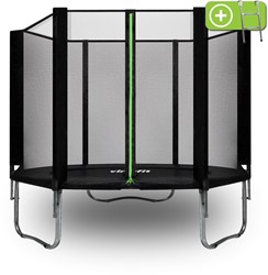 VirtuFit Trampoline with Safety Net - Black - 251 cm