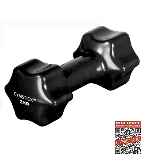 Gymstick Pro Studio Dumbbell - Met Online Trainingsvideo's - 2 kg