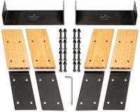 Flow Fitness W9i Elevation Kit Oak - Roeitrainer Verhogingsset-3