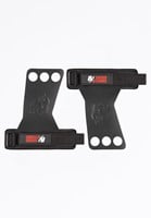 Gorilla Wear 3-Hole Carbon Lifting Grips - Zwart