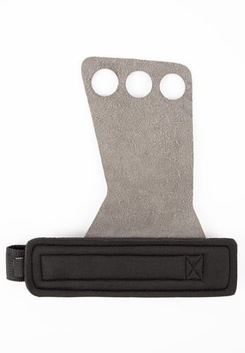 Gorilla Wear 3-Hole Carbon Lifting Grips - Zwart-2