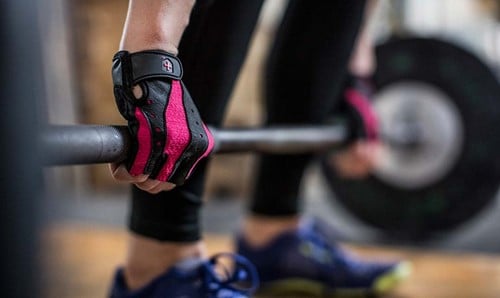 Harbinger womens pro wash & dry 2 fitness handschoenen deadlift
