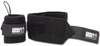 Gorilla Wear Basic Wrist Wraps - Zwart/Wit-3