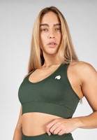 Gorilla Wear Neiro Seamless Sport Beha - Legergroen