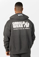 Gorilla Wear Classic Oversized Vest - Donkergrijs Gemeleerd-2