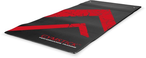 Gymstick Performance Mat - Fitnessmat - Zwart/Rood - 140 x 60 x 0,7 cm