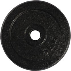 VirtuFit Cast Iron Weight Plate 30 mm - 5 kg - Black