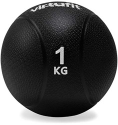 VirtuFit Medicine Ball Pro - 1 kg - Rubber - Black