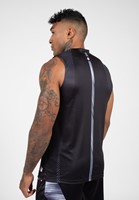 Gorilla Wear Clayton Tank Top - Zwart/Rood-2