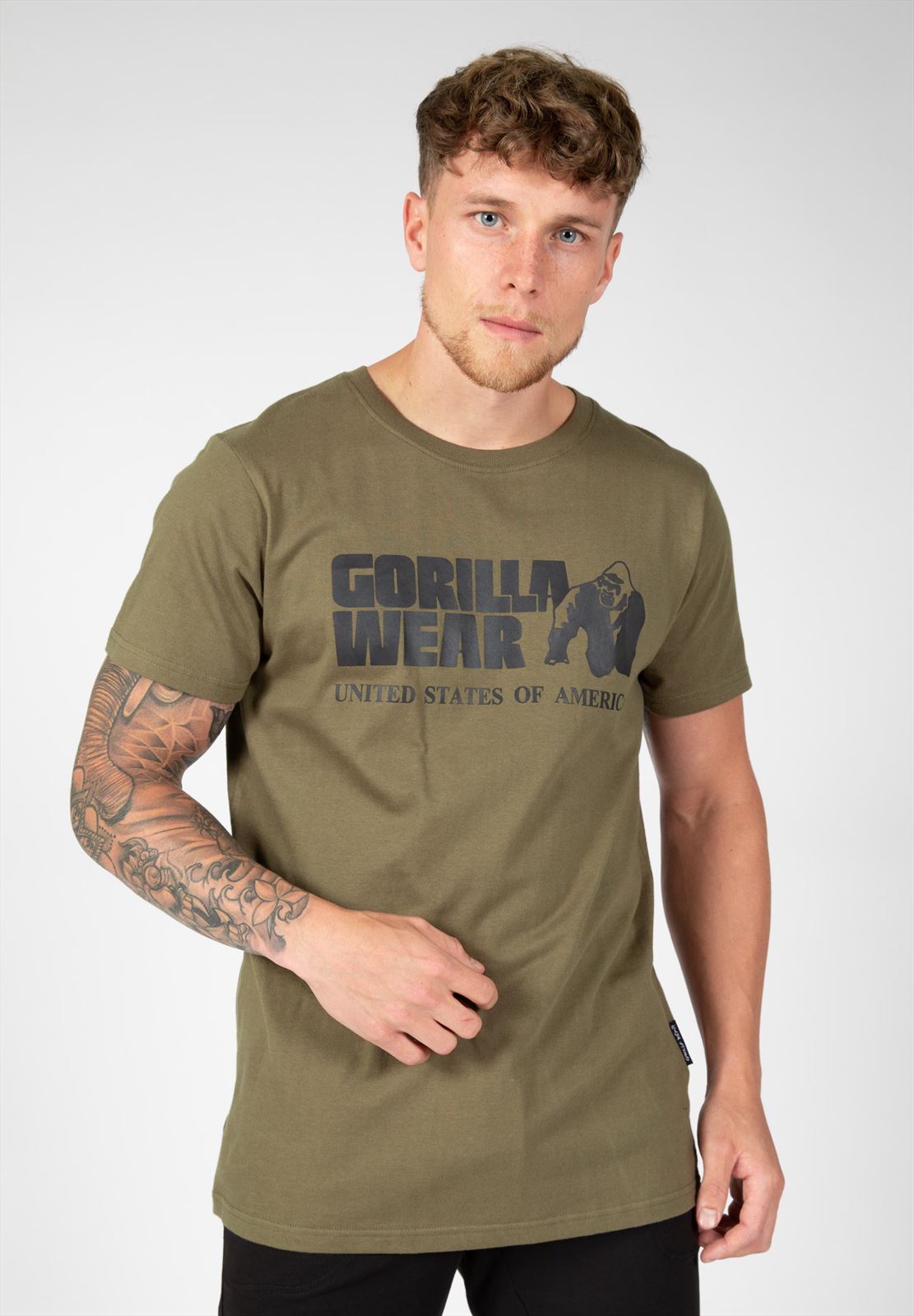 Classic T-shirt - Army Green | Fitnessbenelux.nl