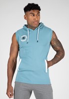 Gorilla Wear Oswego Mouwloos T-shirt met Capuchon - Blauw