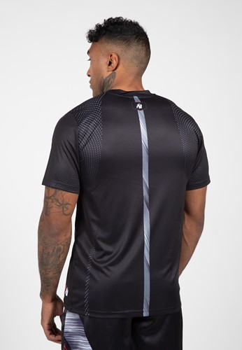 Gorilla Wear Clayton T-shirt - Zwart/Rood-2