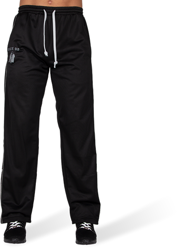 Gorilla Wear Functional Mesh Trainingsbroek - Zwart/Wit-2