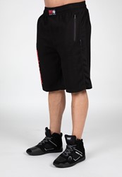 Gorilla Wear Augustine Old School Shorts - Zwart/Rood - 2XL/3XL