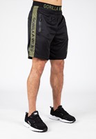 Gorilla Wear Atlanta Shorts - Zwart/Groen-2