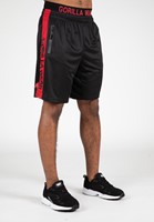 Gorilla Wear Atlanta Shorts - Zwart/Rood-2