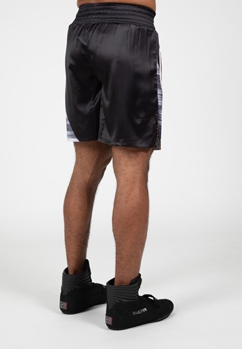 Gorilla Wear Clayton Boxing Shorts - Zwart/Goud-2