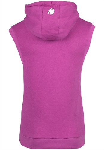 sleeveless hoodie pink 2