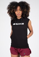 Gorilla Wear Virginia Mouwloos Hoodie - Zwart