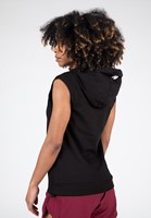 Gorilla Wear Virginia Mouwloos Hoodie - Zwart-3