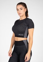 Gorilla Wear Selah Seamless Crop Top - Zwart