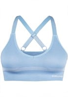 Gorilla Wear Selah Seamless Sportbeha Lichtblauw