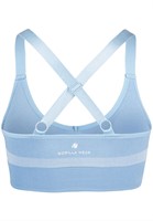 Gorilla Wear Selah Seamless Sportbeha Lichtblauw