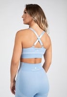 Gorilla Wear Selah Seamless Sportbeha - Lichtblauw-2