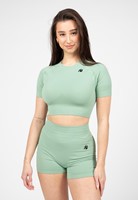 Gorilla Wear Whitney Seamless Crop Top - Groen