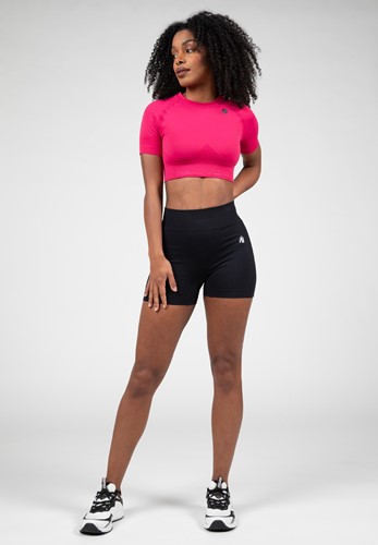 Gorilla Wear Whitney Seamless Crop Top - Roze-3