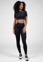Gorilla Wear Whitney Seamless Crop Top - Zwart-3