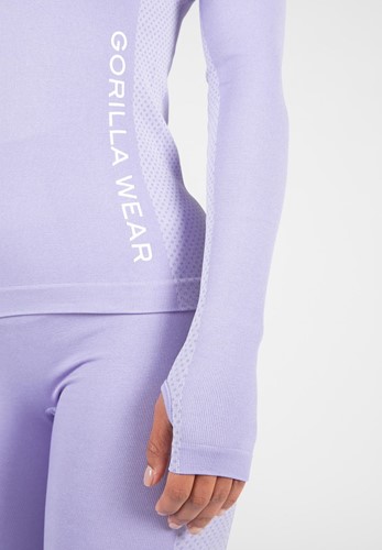 Gorilla Wear Selah Seamless Long Sleeve Lila