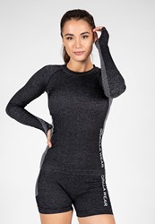 Gorilla Wear Selah Seamless Long Sleeve - Zwart