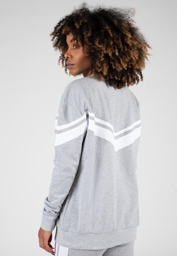 Gorilla Wear Hailey Oversized Sweatshirt - Grijs Gemeleerd-2