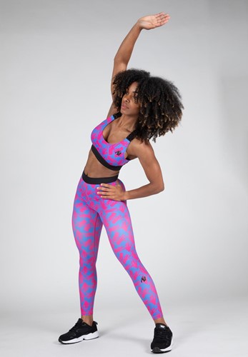 Pink online workout leggings