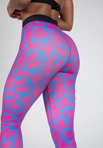Gorilla Wear Colby Legging - Blauw/Roze-3
