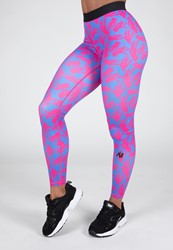 Colby Leggings - Blue/Pink - XL
